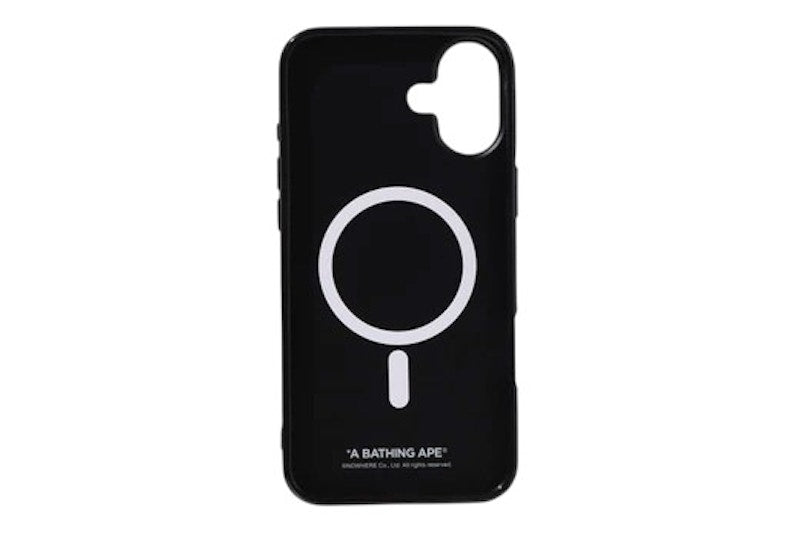 BAPE Neon Camo iPhone 16 Plus Case Black