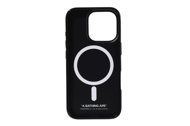 BAPE Neon Camo iPhone 16 Pro Case Black