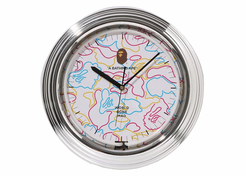 BAPE Neon Clock Multicolor