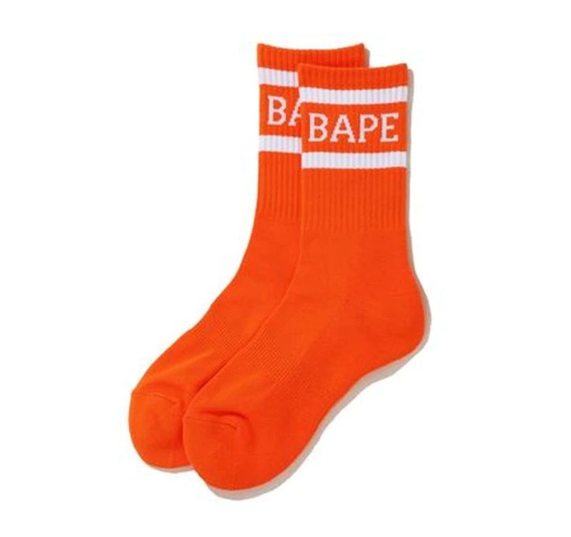 BAPE Neon Socks Orange