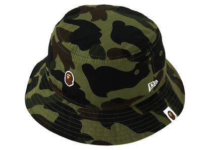 BAPE New Era 1st Camo Bucket Hat Green