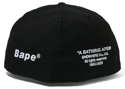 BAPE New Era 59 Fifty A Bathing Ape Cap Black