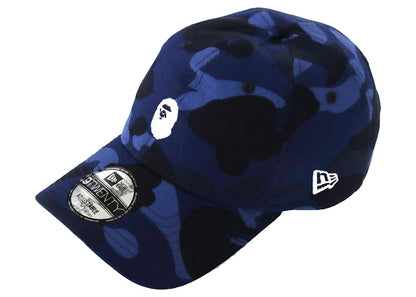 BAPE New Era Color Camo Ape Head 9Twenty Cap Navy