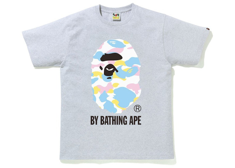 BAPE New Multi Camo By Bathing Ape Tee Grey