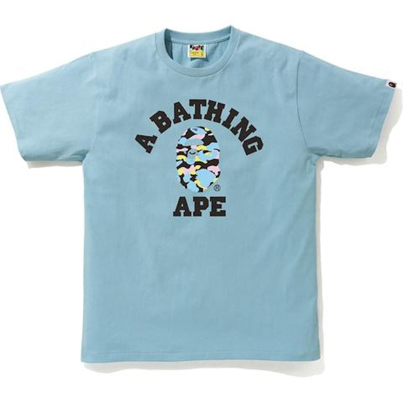 BAPE New Multi Camo College Tee Sax