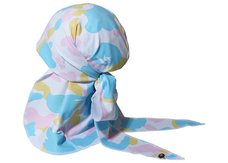 BAPE New Multi Camo Du-Rag White