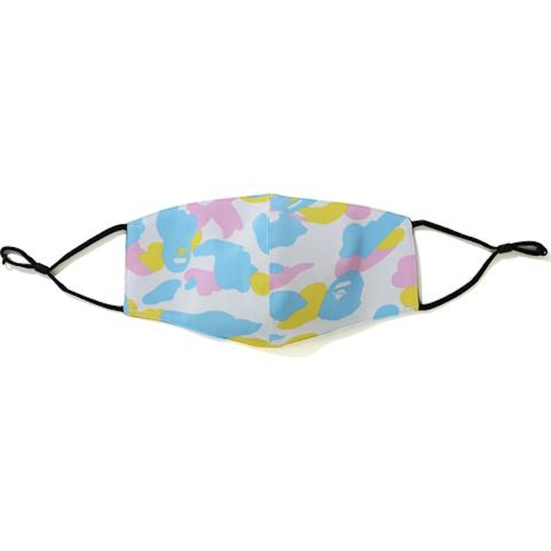 BAPE New Multi Camo Mask White