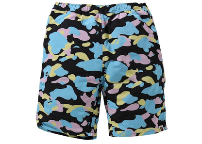 BAPE New Multi Camo Track Shorts Black