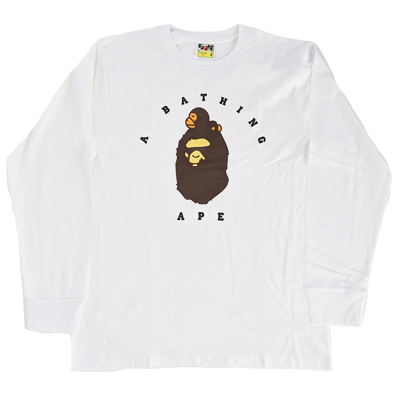 BAPE New Year 2021 Premium Milo Longsleeve White
