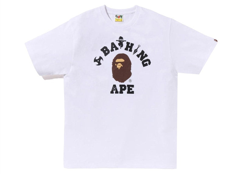 BAPE Ninja College Tee White