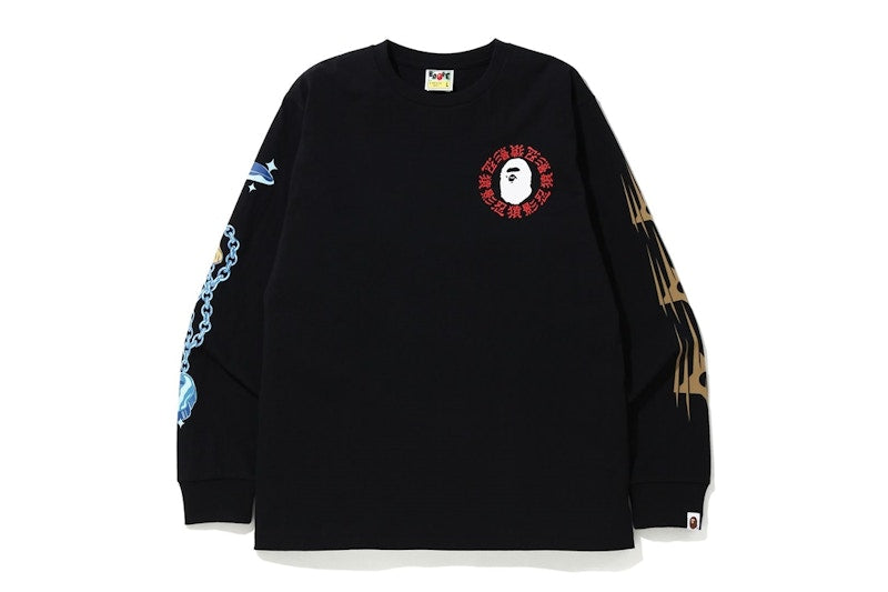 BAPE Ninja L/S Tee Black
