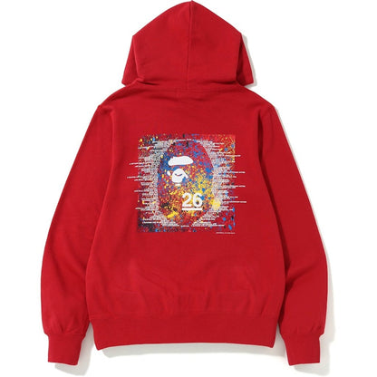 BAPE Nowhere 26th Anniversary Pullover Hoodie Red
