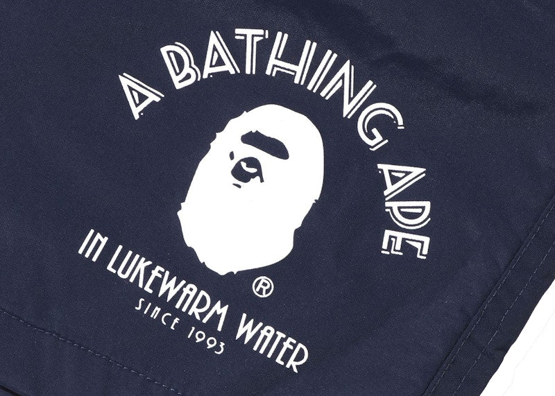 BAPE Nylon Beach Shorts Navy