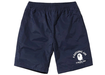 BAPE Nylon Beach Shorts Navy