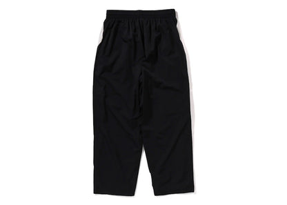 BAPE Nylon Loose Fit Track Pants Black