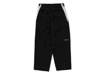BAPE Nylon Loose Fit Track Pants Black