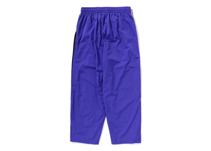 BAPE Nylon Loose Fit Track Pants Purple