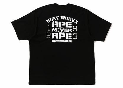 BAPE OG Ape Head College Relaxed Fit Tee Black
