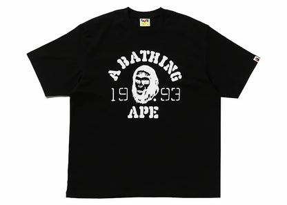 BAPE OG Ape Head College Relaxed Fit Tee Black
