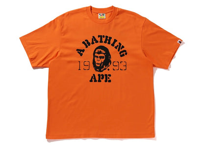 BAPE OG Ape Head College Relaxed Fit Tee Orange