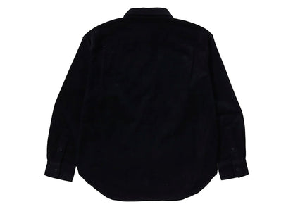 BAPE One Point Corduroy L/S Shirt Charcoal