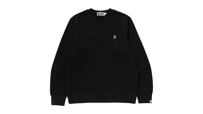 BAPE One Point Crewneck Sweatshirt (FW25) Black