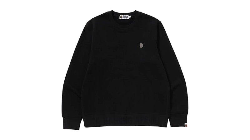 BAPE One Point Crewneck Sweatshirt (FW25) Black