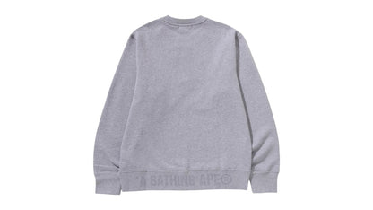 BAPE One Point Crewneck Sweatshirt (FW25) Gray