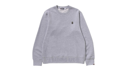 BAPE One Point Crewneck Sweatshirt (FW25) Gray