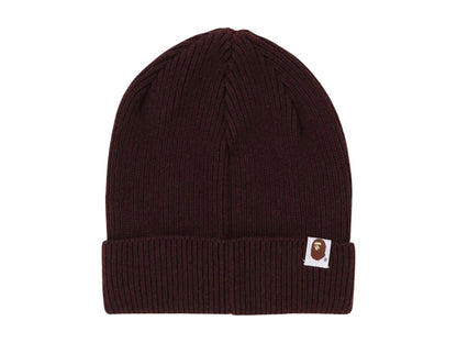 BAPE One Point Knit Cap (FW24) Brown