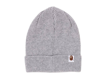 BAPE One Point Knit Cap (FW24) Grey