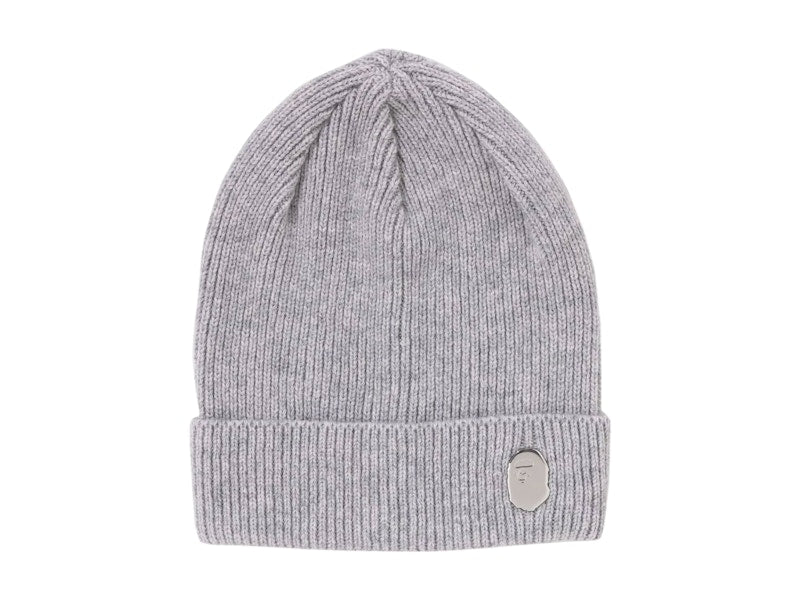 BAPE One Point Knit Cap (FW24) Grey