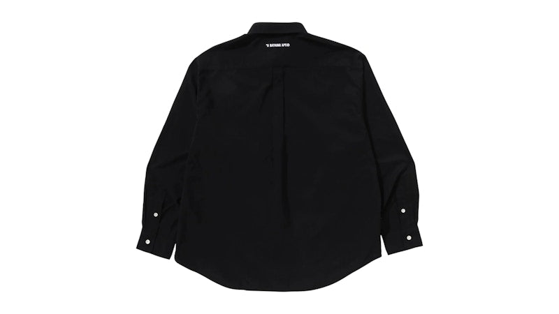 BAPE One Point Oxford L/S Shirt Black