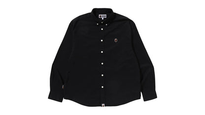 BAPE One Point Oxford L/S Shirt Black