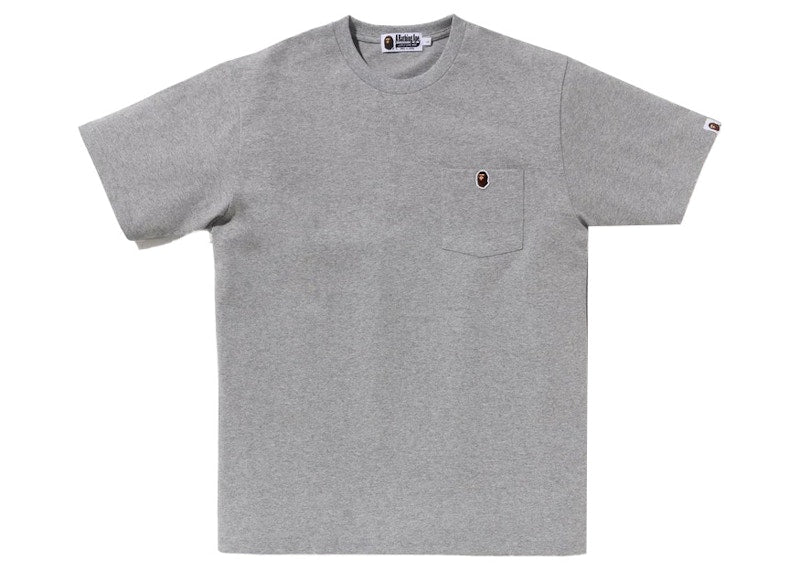 BAPE One Point Pocket Tee Grey