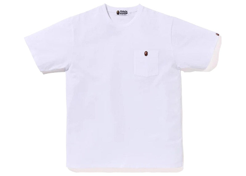 BAPE One Point Pocket Tee White