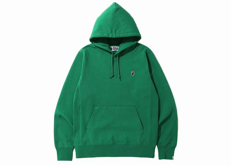 BAPE One Point Pullover Hoodie Green