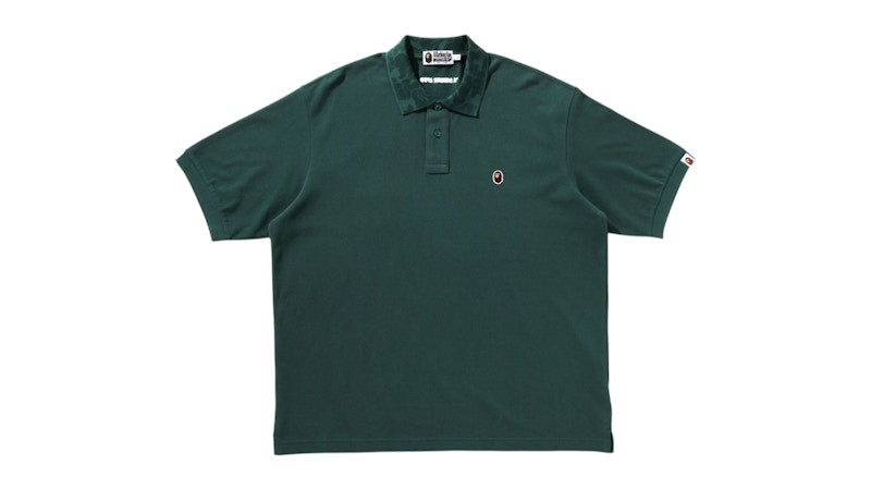 BAPE One Point Relax Fit Polo Shirt Olivedrab