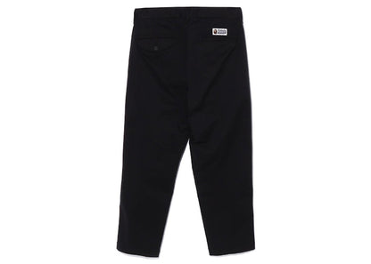 BAPE One Point Relaxed Fit Chino Pants Black