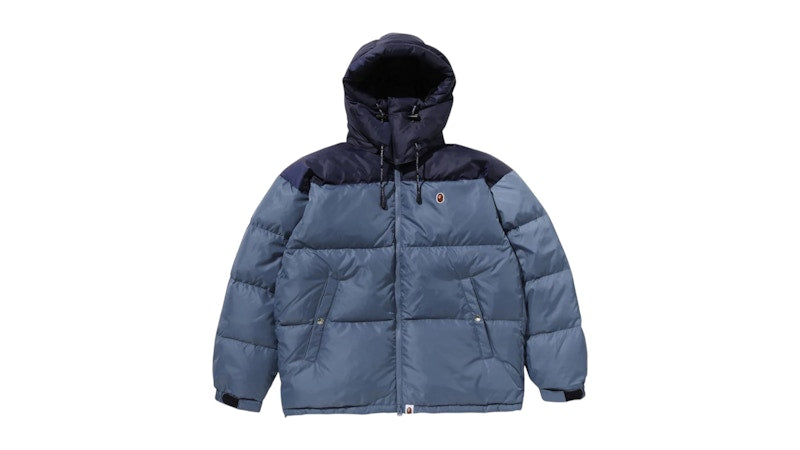 BAPE One Point Relaxed Fit Down Jacket Navy