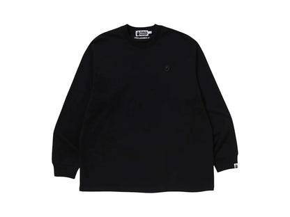 BAPE One Point Relaxed Fit L/S Tee Black