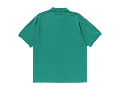 BAPE One Point Relaxed Fit Polo Shirt Green