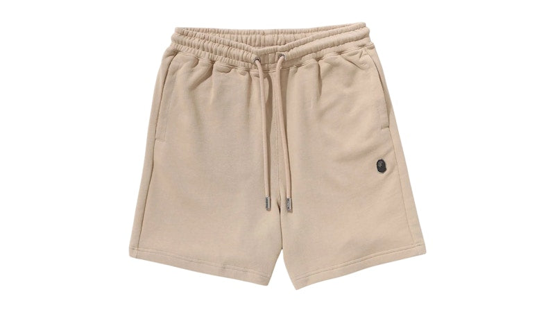BAPE One Point Relaxed Fit Sweat Shorts Beige