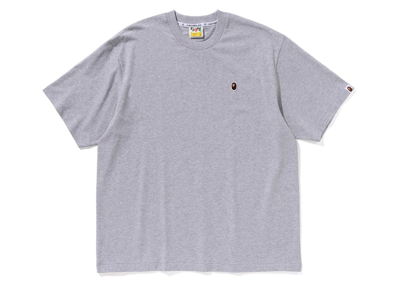 BAPE One Point Relaxed Fit Tee Grey
