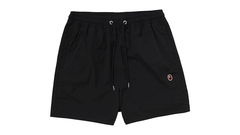 BAPE One Point Relaxed Fit Water Shorts Shorts Black