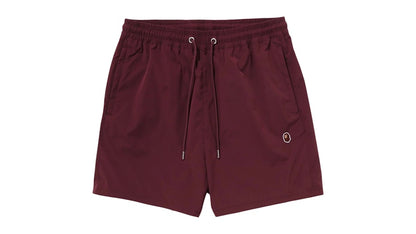BAPE One Point Relaxed Fit Water Shorts Shorts Burgundy