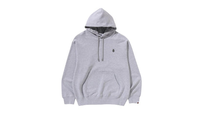 BAPE One Point Relaxed Pullover Hoodie Gray