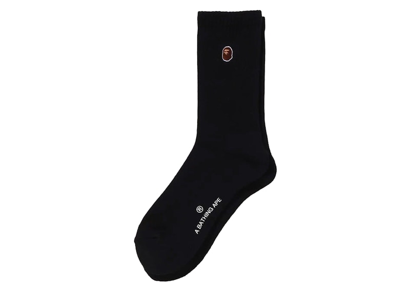 BAPE One Point Socks Black