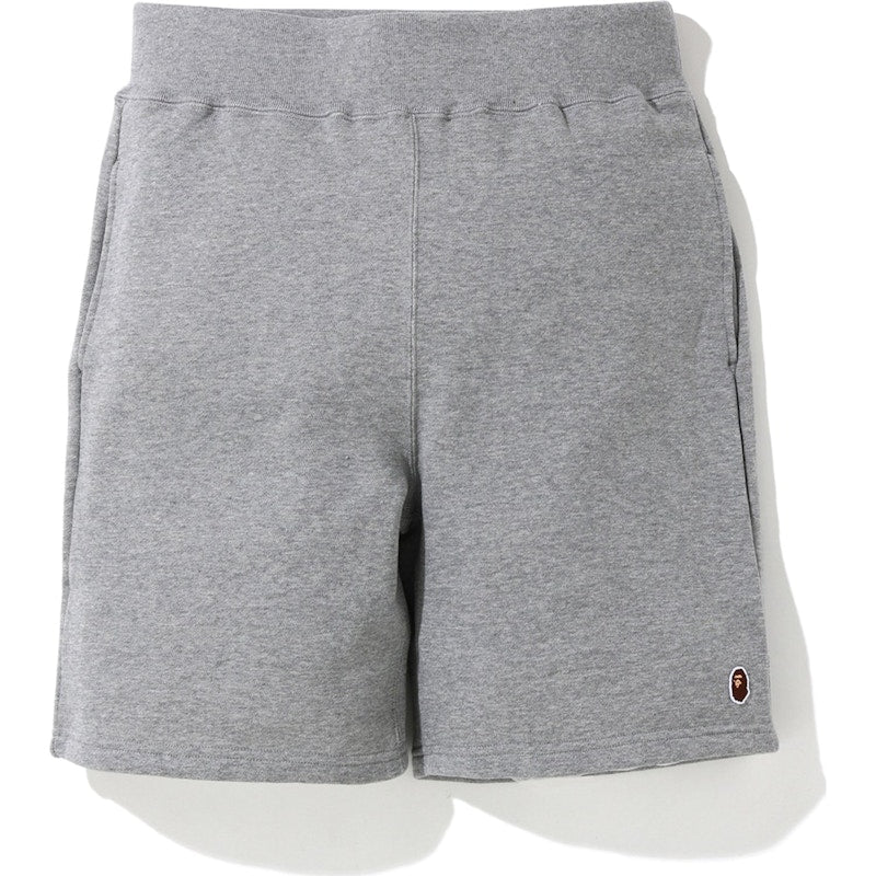 BAPE One Point Sweat Shorts Grey/Yellow