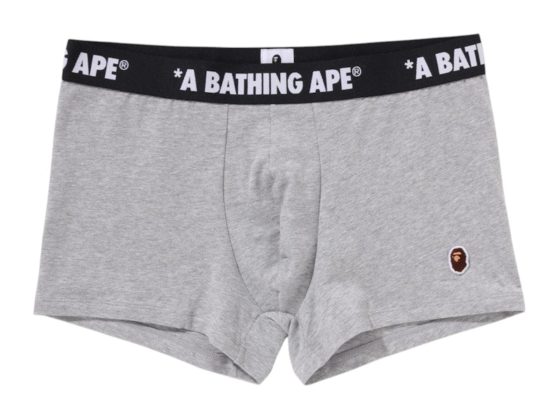 BAPE One Point Trunks Grey